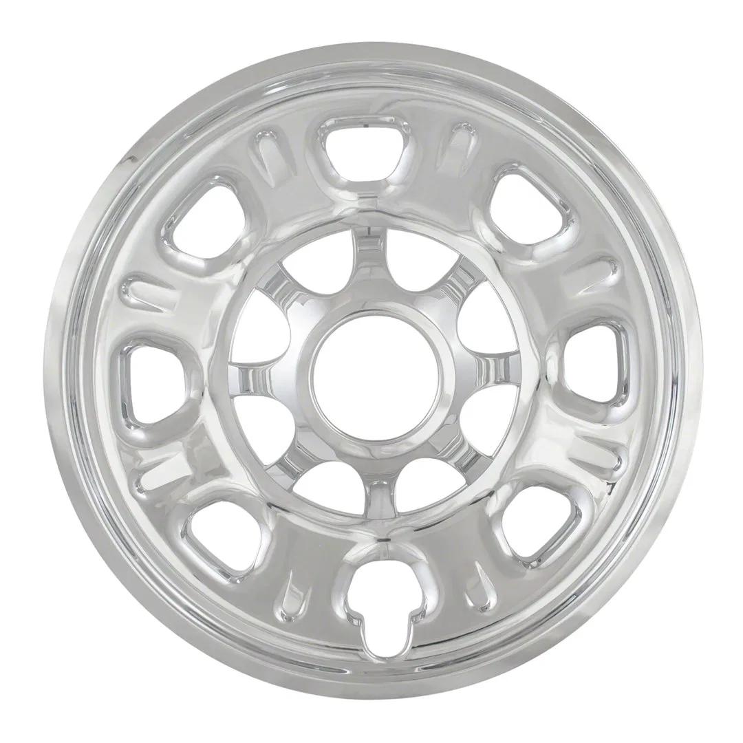 IWCIMP92X – COAST2COAST Wheel Skin, 18 Inch 8 Spokes Snap-On Plated Chrome ABS Plastic Set Of 4